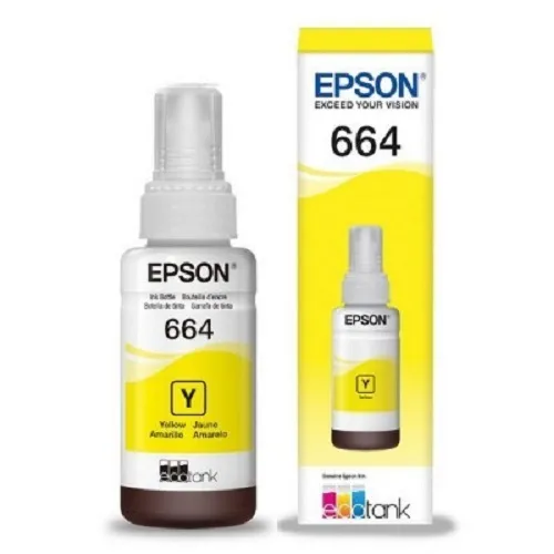 REFIL DE TINTA AMARELO P/IMPRESSORA EPSON 664