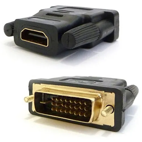 ADAPTADOR DVI 24+1 Pinos macho P/ HDMI AH Femea