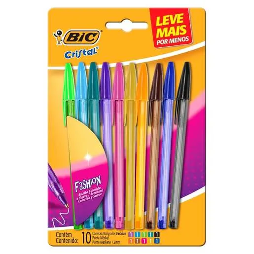Caneta BIC Fashion Leva Mais por Menos 10x1
