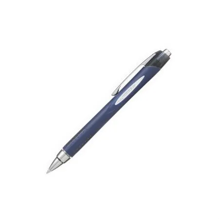 CANETA UNI-BALL RETRÁTIL ROLLER BALL JETSTREAM AZUL