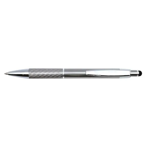 CANETA ESFEROGRÁFICA RETRATIL CIS 1mm BPM-05 (com touch para smartphone no topo)