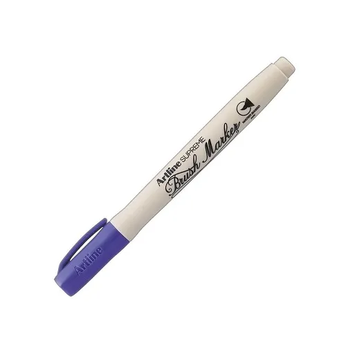 Caneta Brush Pen Artline Lilás Tilibra