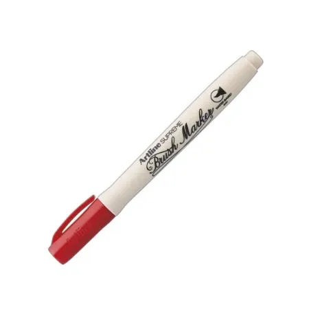 CANETA BRUSH EPF-F ARTLINE VERMELHA