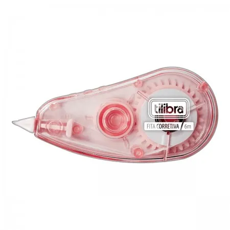 CORRETIVO EM FITA 5MMX6M ROSA CLARO - BLISTER COM 1 UNIDADE