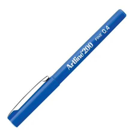 CANETA HIDROGRÁFICA 0.4MM EK-200 ARTLINE AZUL
