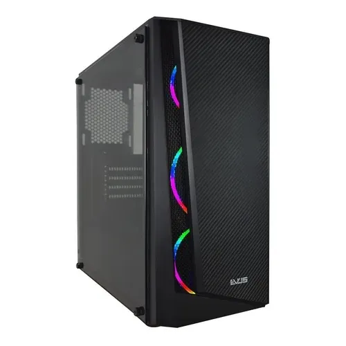 Gabinete Gamer Evus Atx Ev-g15 Lateral De Vidro Temperado (sem fonte).
