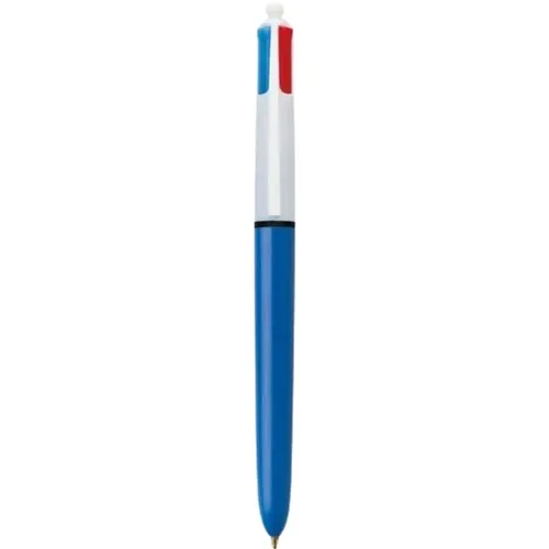 Caneta BIC 4 cores azul, verde, vermelho e preto - unidade.