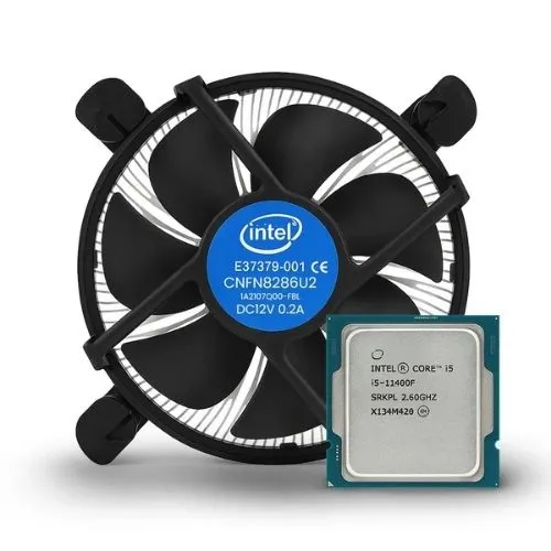 Processador Intel Core i5-11400F 11ª Ger. Cache 12MB 2.6 GHz (4.4GHz Turbo) LGA1200 (O&M + cooler)