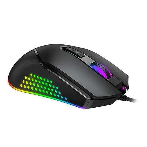 Mouse Gamer Havit HV-MS814 7000 DPI Programável RGB Preto