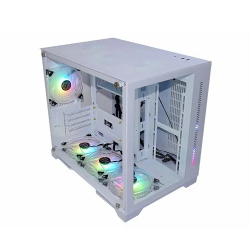 Gabinete Gamer SpaceX W12A Micro ATX WHITE