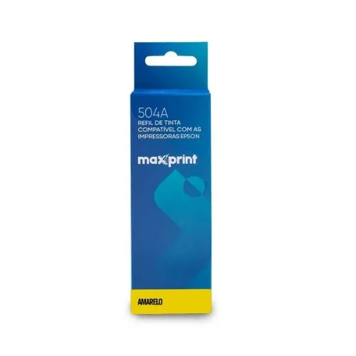 Refil de tinta Maxprint 504A Amarelo - T504420