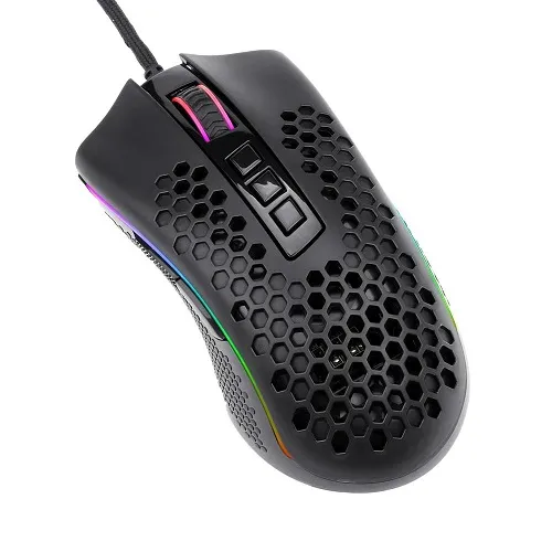 Mouse Gamer Redragon Storm RGB 12400DPI 7 Botões Preto - M808-RGB