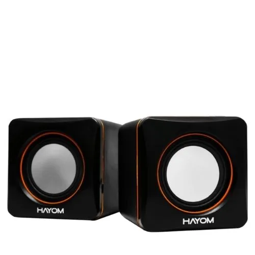 Caixa de som Hayom KM2501 6W RMS multimídia USB 5v.