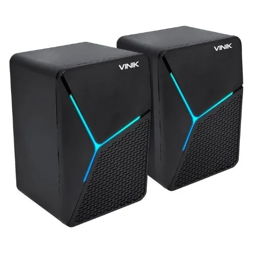 CAIXA DE SOM GAMER VINIK STAR 6W 2.0 LED RAINBOW - VSPKG6WST