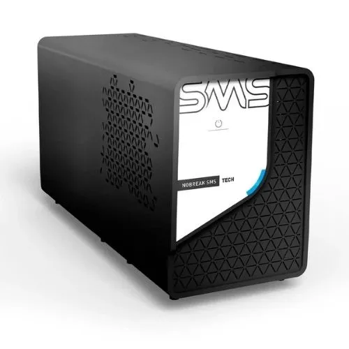 Nobreak SMS Tech 800VA 6 Tomadas, Entr. Biv e Saída 115V.