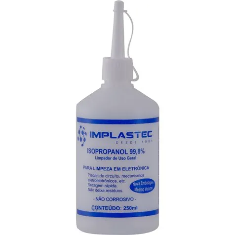 ALCOOL ISOPROPILICO 250ML - IMPLASTEC