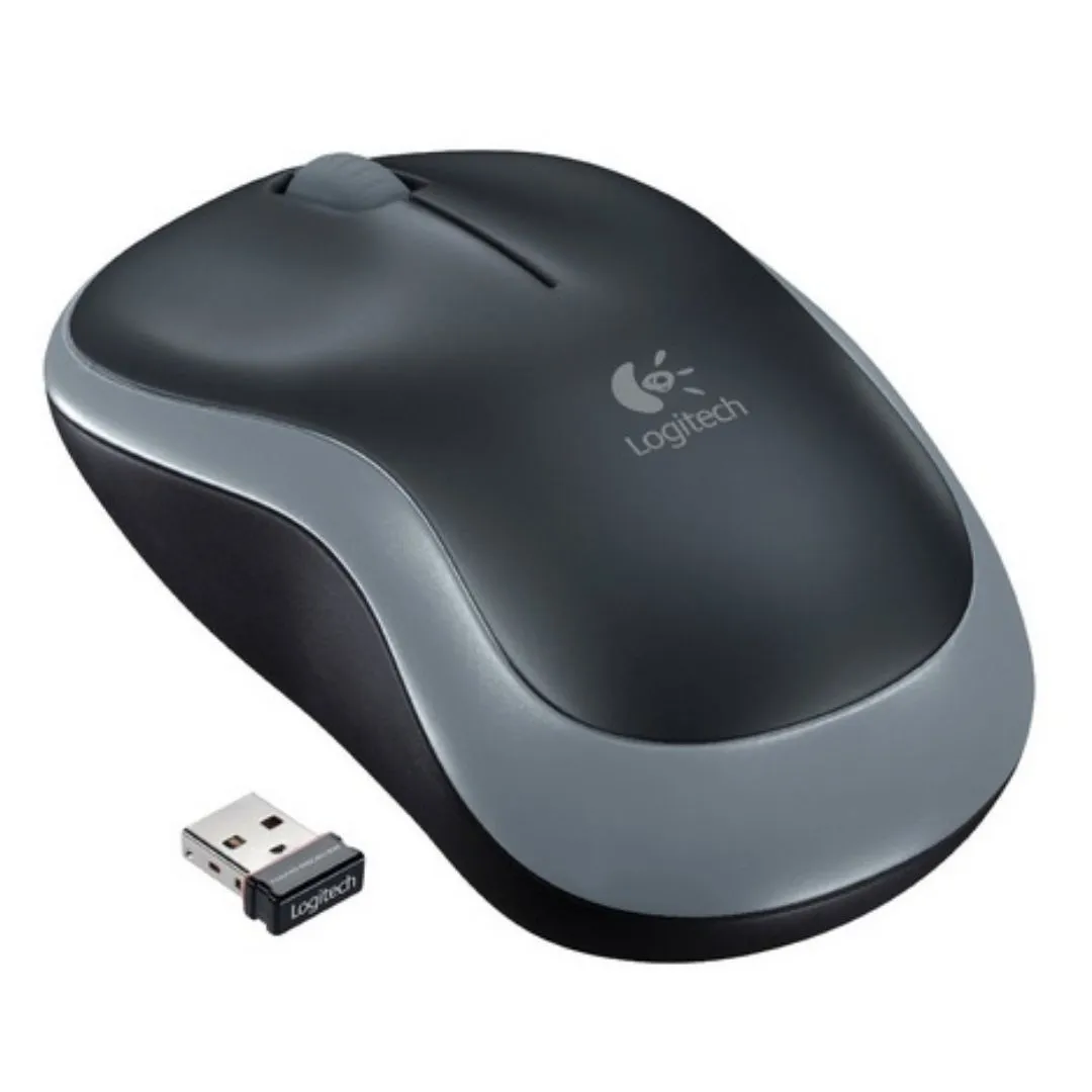 Logitech Mini Mouse Wireless M185 preto/cinza