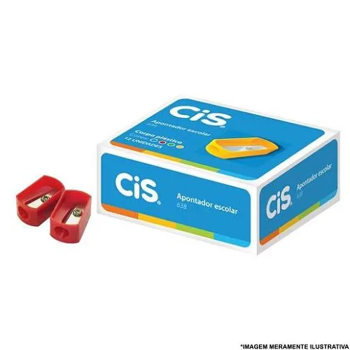 Apontador CIS Quadrado Plastico