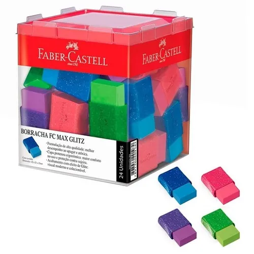 Borracha Faber Castell Plastica Vinil Glitz