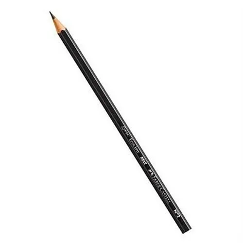 Lapis Faber Castell Grafite Preto n.2 Sextavado