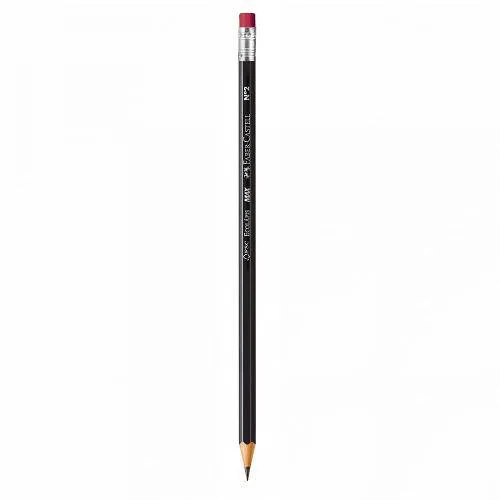 Lapis Faber Castell Grafite Preto 1205 Sextavado com Borracha