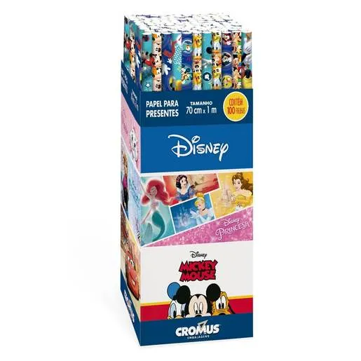Papel Licenciado Disney Cromus 70x100cm - unidade