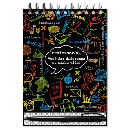 Bloco office Professor - Fina Ideia