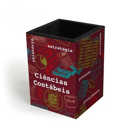 Porta-lapis Ciencias Contabeis - Fina Ideia