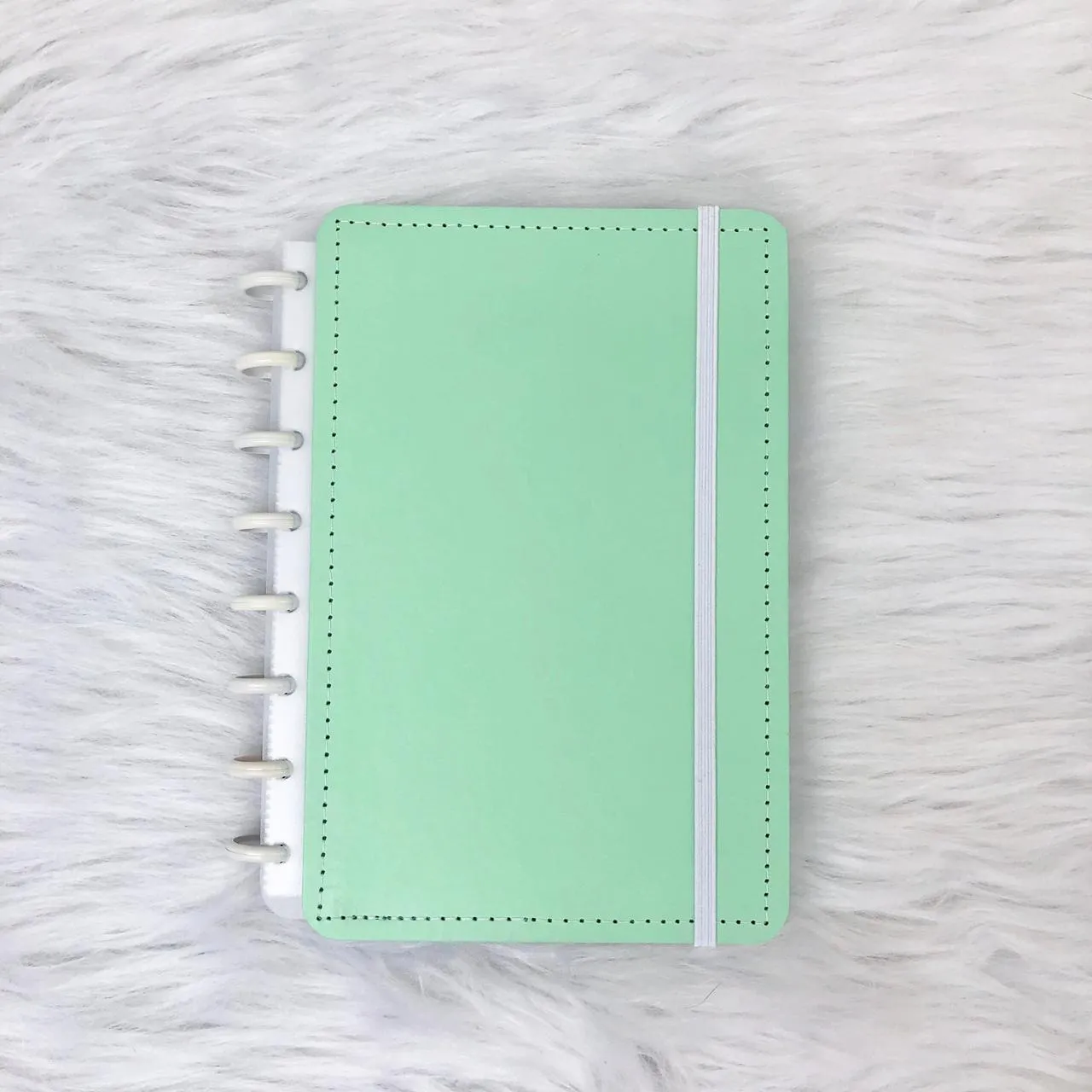 Caderno Inteligente Médio Tons Pastéis Verde com 80 Folhas