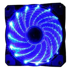 FAN COOLER HAYOM 12x12cm - FC1300 AZUL OU VERMELHO