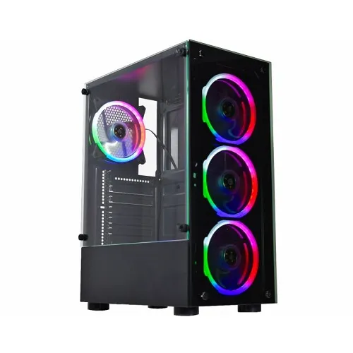 Gabinete Gamer Elite  c/3fan Multicolor - CG-10W5
