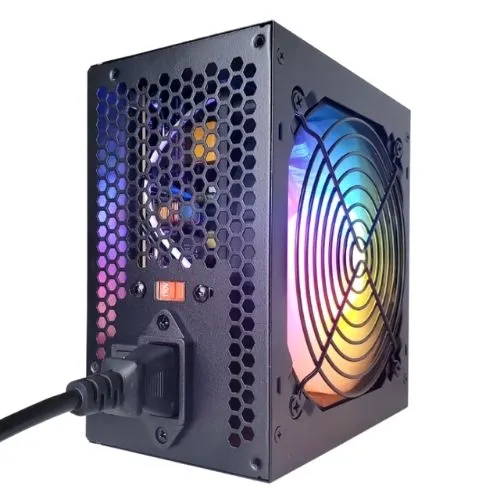 Fonte Atx 500w Hayom Pw1605-RGB PFC ativo